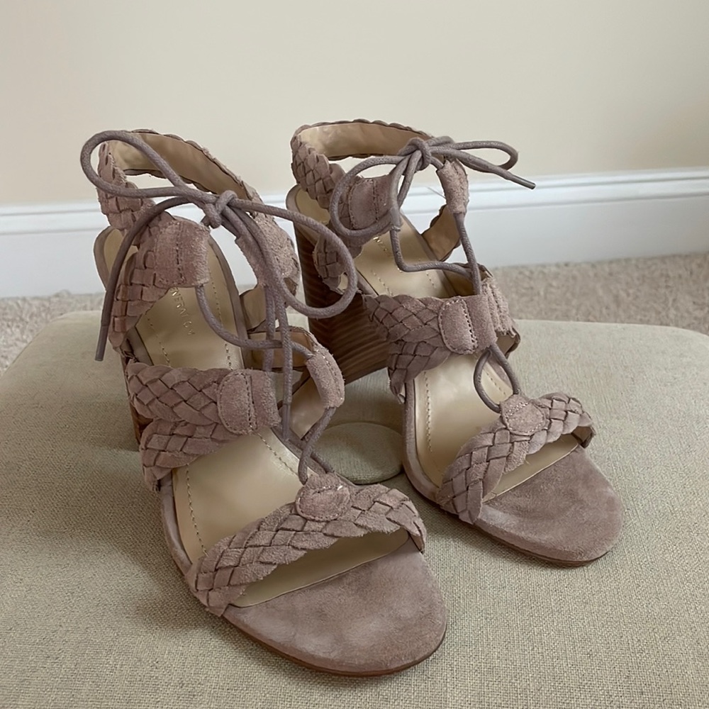 BCBGeneration lace up suede shoe